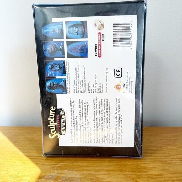 3D Sculpture Puzzle Miniatures Pharaoh Sculpture Puzzle - Picture 2 of 6